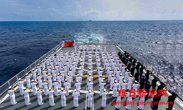 中国海军第46批护航编队完成任务返回湛江
