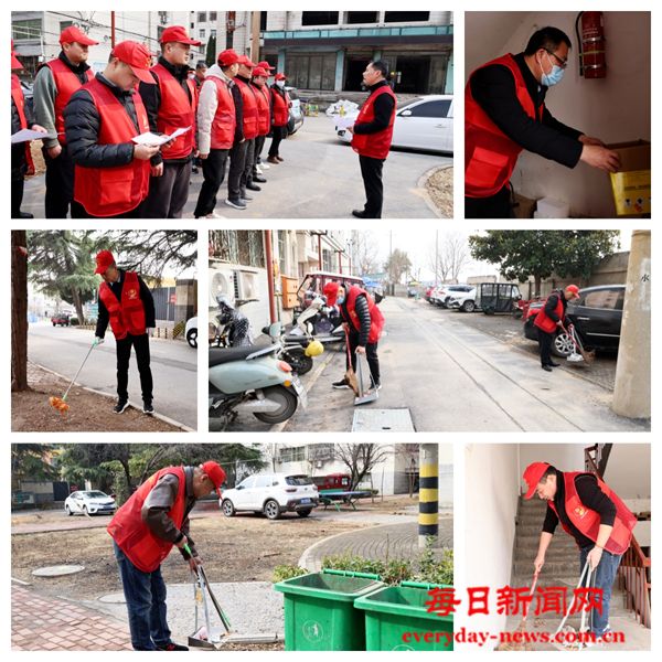 焦作金盾保安集团机关党支部到联建社区河阳