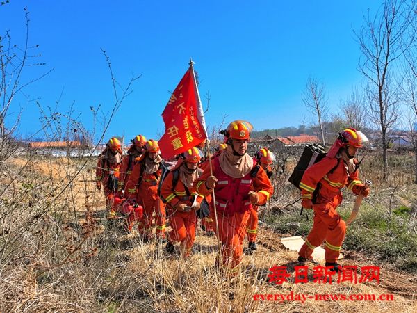 烟台高新区森林消防中队开展全员携装巡护及