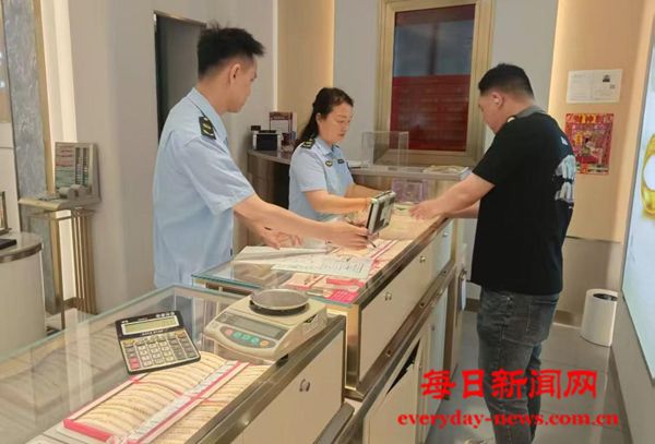 湖北省公安县市场监管局开展黄金首饰店 计