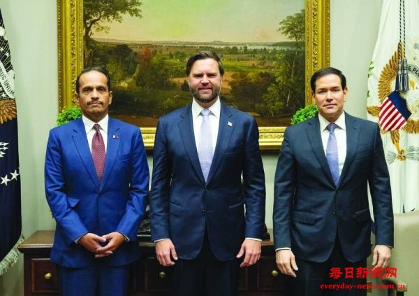 卡塔尔首相与美副总统举行会谈 强调将采取